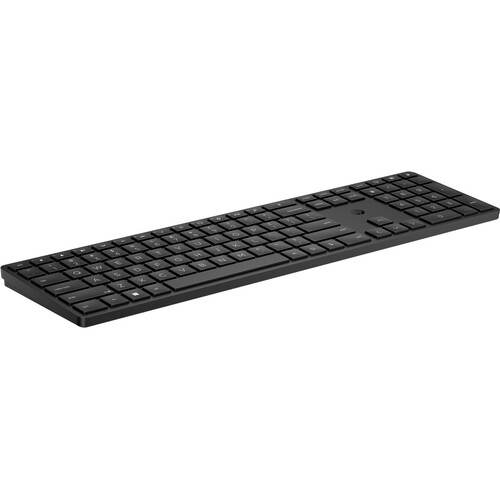 HP 455 Programmable Wireless Keyboard - Wireless Connectivity - Radio Frequency - 2.40 MHz - QWERTY Key Layout - Up to 20 months battery life
