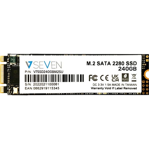 V7 V7SSD240GBM2SU 240 GB Solid State Drive - M.2 Internal - SATA (SATA/600) - TAA Compliant