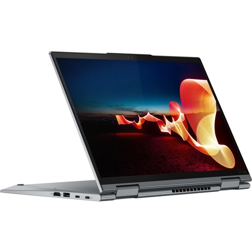 Lenovo ThinkPad X1 Yoga Gen 7 21CD0045US 14" Touchscreen Convertible 2 in 1 Notebook - WUXGA - 1920 x 1200 - Intel Core i5 12th Gen i5-1235U Deca-core (10 Core) - 16 GB Total RAM - 256 GB SSD - Storm Gray