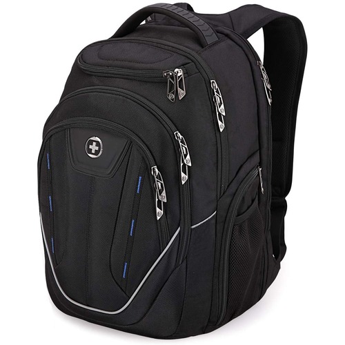 Swissdigital Design TERABYTE J16BT-1 Carrying Case (Backpack) for 15.6" to 16" Apple Travel, Notebook, MacBook Pro - Black