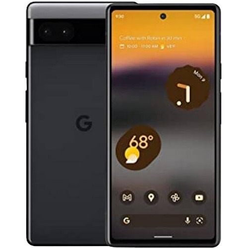 Google Pixel 6a 128 GB Smartphone - 6.1" OLED Full HD Plus 1080 x 2400 - Octa-core (Cortex X1Dual-core (2 Core) 2.80 GHz + Cortex A76 Dual-core (2 Core) 2.25 GHz + Cortex A55 Quad-core (4 Core) 1.80 GHz) - 6 GB RAM - Android 12 - 5G - Charcoal
