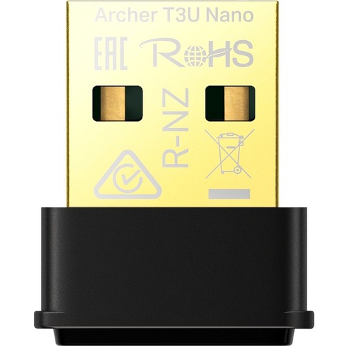 TP-Link Archer T3U Nano - AC1300 2.4G/5G Dual Band Nano USB WiFi Adapter for PC