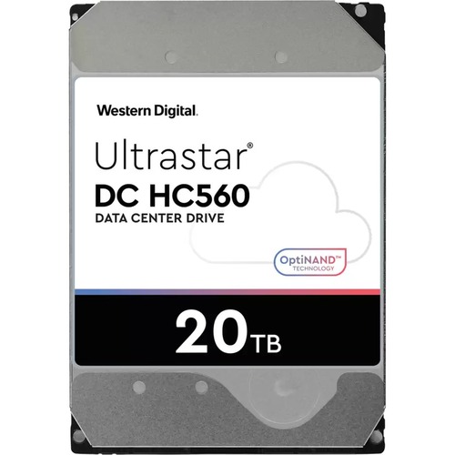 WD Ultrastar DC HC560 WUH722020BL5204 20 TB Hard Drive - 3.5" Internal - SAS (12Gb/s SAS)