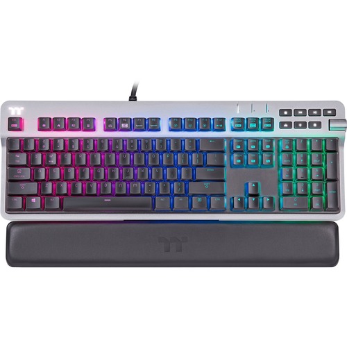 Thermaltake ARGENT K6 RGB Low Profile Mechanical Gaming Keyboard Cherry MX Speed Silver