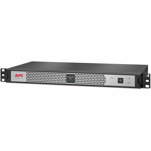 APC Smart-UPS, Line Interactive, 500VA, Lithium-ion, Rackmount 1U, 120V, 4x NEMA 5-15R outlets, Short Depth