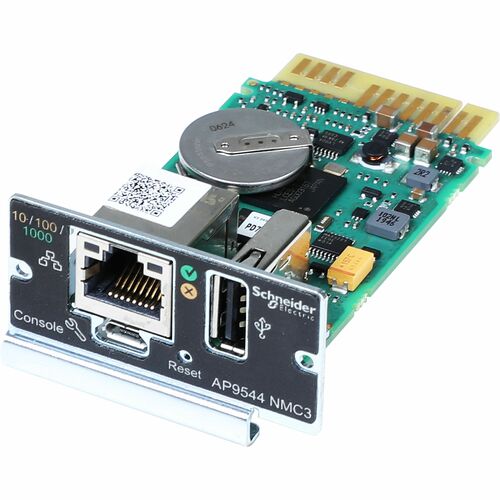 Device monitoring and management, Network Management Cards, NMC3 for Easy UPS On-Line, secure remote UPS monitoring and management