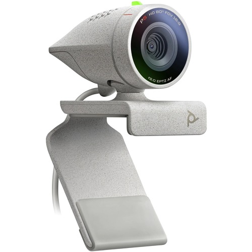 Poly Studio P5 USB-A Webcam TAA - 4 Megapixel - 30 fps - USB 2.0 Type A - 1920 x 1080 Video - Auto-focus - 80&deg; Angle - 4x Digital Zoom - Microphone - Monitor
