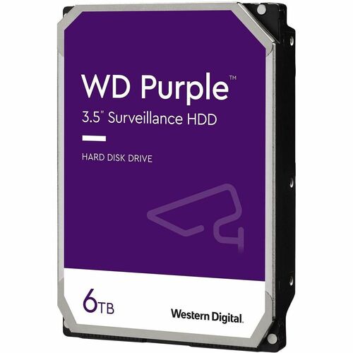 WD Purple WD23PURZ 2 TB Hard Drive - Hard Disk Drive - SATA Connection - Purple surveillance drive