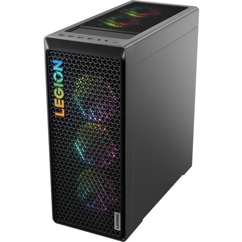 Lenovo Legion T7 34IRZ8 90V7004LUS Gaming Desktop Computer - Intel Core i9 13th Gen i9-13900KF Tetracosa-core (24 Core) 3 GHz - 32 GB RAM DDR5 SDRAM - 1 TB M.2 PCI Express NVMe 4.0 x4 SSD - Tower - Storm Gray