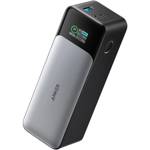 Anker 737 USB-C 3-Port Power Bank Power Bank - 24,000 mAh Battery Capacity - Charge & Recharge at up to 140W - Ultra-Powerful Two-Way Charging - Powered by GaNPrime - ActiveShield 2.0 for Safer Charging