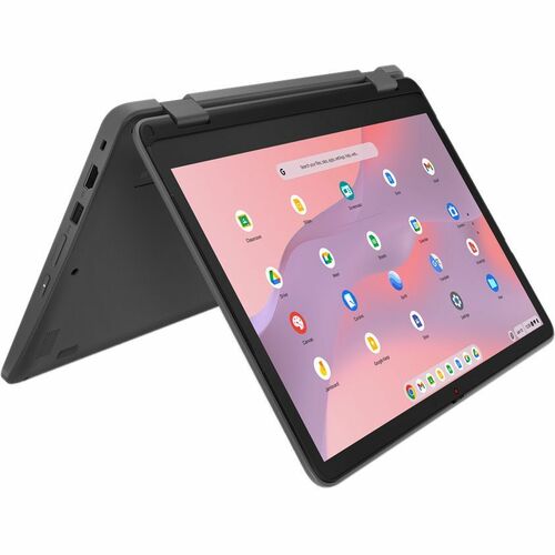 Lenovo 500e Yoga Chromebook Gen 4 82W40009US 12.2" Touchscreen Convertible 2 in 1 Chromebook - WUXGA - Intel N100 - 4 GB - 32 GB Flash Memory - Graphite Gray
