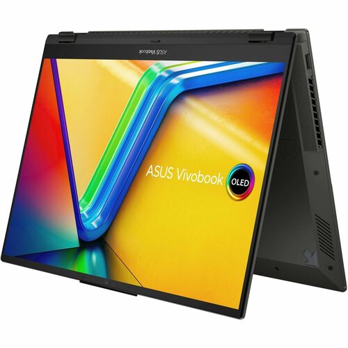 Asus Vivobook S 16 Flip OLED TN3604 TN3604YA-DS51T 16" Touchscreen Convertible 2 in 1 Notebook - WUXGA - AMD Ryzen 5 7530U - 8 GB - 512 GB SSD - Midnight Black