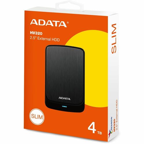 Adata HV320 AHV320-4TU31-CBK 4 TB Portable Hard Drive