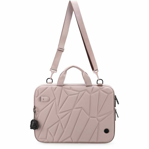 Swissdigital Design Carrying Case (Sleeve) for 14" Apple Notebook, MacBook Pro, Smartphone, Tablet, Digital Text Reader - Pink, Pale Pink
