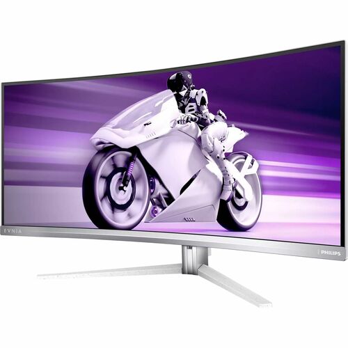 Philips 34M2C8600 34" Class UW-QHD Curved Screen Gaming OLED Monitor - 21:9 - Textured White