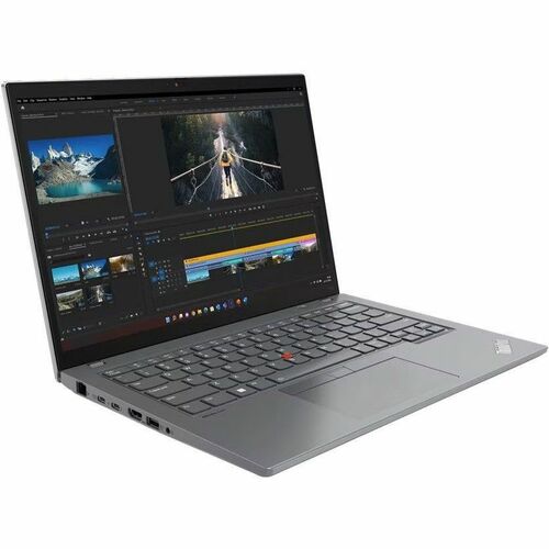Lenovo ThinkPad T14 Gen 4 14" Touchscreen Notebook 1920 x 1200 WUXGA Intel Core i7-1355U 16GB RAM 1TB SSD Storm Grey - Intel Core i7-1355U Deca-core - In-plane Switching (IPS) Technology - Intel Wi-Fi 6E AX211 - 16GB RAM - 1TB SSD