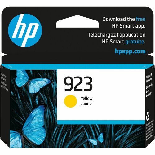 HP 923 Yellow Ink Cartridge | Works OfficeJet 8120 Series, OfficeJet Pro 8130 Series | Eligible for Instant Ink | 4K0T2LN