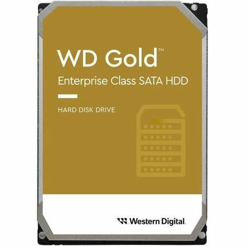 WD Gold WD142KRYZ 14 TB Hard Drive - 3.5" Internal - SATA (SATA/600) - Conventional Magnetic Recording (CMR) Method