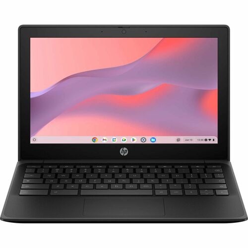 HP Fortis 11.6" HD 1366 x 768 Chromebook ARM Cortex A76/A55 4GB RAM 32GB eMMC ARM Mali G52 MP2 Jack Black