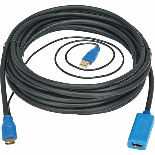 Eaton Tripp Lite Series HDMI Extension Cable with Active Signal Booster/Repeater (M/F), 8K 60 Hz, HDR, 4:4:4, HDCP 2.3, 25 ft. (7.6 m)