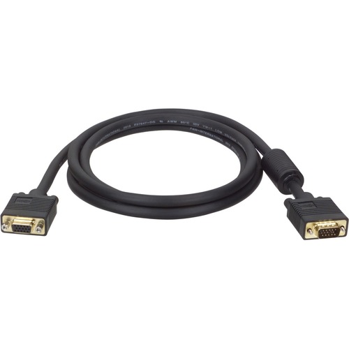 Eaton Tripp Lite Series VGA High-Resolution RGB Coaxial Cable (HD15 M/F)), 50 ft. (15.24 m)