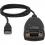 Tripp Lite by Eaton Keyspan USB to Serial Adapter - USB-A Male to DB9 RS232 Male, 3 ft. (0.91 m), TAA