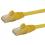 StarTech.com 25ft CAT6 Ethernet Cable - Yellow Snagless Gigabit - 100W PoE UTP 650MHz Category 6 Patch Cord UL Certified Wiring/TIA