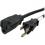 StarTech.com 10ft (3m) Heavy Duty Extension Cord, NEMA5-15R to NEMA5-15P Black Extension Cord, 15A 125V, 14AWG, Heavy Gauge Power Cable
