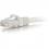 C2G 6in Cat6 Ethernet Cable - Snagless Unshielded (UTP) - White