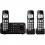 Panasonic KX-TGE243B DECT 6.0 1.90 GHz Cordless Phone - Black