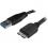 StarTech.com 0.5m (20in) Slim SuperSpeed USB 3.0 (5Gbps) A to Micro B Cable - M/M