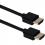 QVS 0.5ft High Speed HDMI UltraHD 4K with Ethernet Thin Flexible Cable
