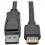 Eaton Tripp Lite Series DisplayPort 1.2 to HDMI Active Adapter Cable (M/M), 4K 60 Hz, Gripping HDMI Plug, HDCP 2.2, 10 ft. (3.1 m)
