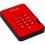 iStorage diskAshur2 5 TB Portable Rugged Hard Drive - 2.5" External - Red - TAA Compliant