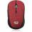 Adesso iMouse S80R - Wireless Fabric Optical Mini Mouse (Red)