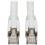 Eaton Tripp Lite Series Cat8 25G/40G Certified Snagless Shielded S/FTP Ethernet Cable (RJ45 M/M), PoE, White, 25 ft. (7.62 m)