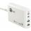 SIIG 100W Dual USB-C PD 3.0 PPS & QC 3.0 Combo Power Charger - White