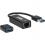 Tripp Lite by Eaton USB-C, USB-A to RJ45 Gigabit Ethernet Network Adapter (2xM/F), USB 3.2 Gen 1, Black