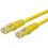 StarTech.com 1ft CAT6 Ethernet Cable - Yellow Molded Gigabit - 100W PoE UTP 650MHz - Category 6 Patch Cord UL Certified Wiring/TIA