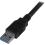 StarTech.com 6 Ft Black SuperSpeed USB 3.0 (5Gbps) Cable A To A   M/M Alternate-Image1/500