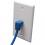 Eaton Tripp Lite Series Down Angle Cat6 Gigabit Molded UTP Ethernet Cable (RJ45 Right Angle Down M To RJ45 M), Blue, 5 Ft. (1.52 M) Alternate-Image1/500