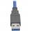 Tripp Lite By Eaton USB 3.0 SuperSpeed Panel Mount Type A Extension Cable (M/F), 1 Ft. (0.31 M) Alternate-Image1/500
