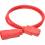 Eaton Tripp Lite Series PDU Power Cord, C13 To C14   10A, 250V, 18 AWG, 3 Ft. (0.91 M), Red Alternate-Image1/500