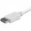 StarTech.com 3ft/1m USB C To DisplayPort 1.2 Cable 4K 60Hz   USB Type C To DP Video Adapter Monitor Cable HBR2   TB3 Compatible   White Alternate-Image1/500