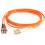 C2G 2m LC ST 62.5/125 Duplex Multimode OM1 Fiber Cable   Orange   6ft Alternate-Image1/500