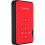 IStorage DiskAshur2 2 TB Portable Rugged Solid State Drive   2.5" External   Red   TAA Compliant Alternate-Image1/500