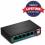 TRENDnet 5 Port Gigabit Long Range PoE+ Switch, 4 X Gigabit PoE+ Ports, 1 X Gigabit Port, 32W PoE Budget, 10Gbps Switching Capacity, Extends PoE+ 200m (656 Ft), Lifetime Protection, Black, TPE LG50 Alternate-Image1/500
