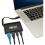 Tripp Lite By Eaton 4 Port USB C Hub With Self Storing Cable, USB 3.x (5Gbps), 2x USB A, 2x USB C, 100W PD Charging, Black Alternate-Image1/500