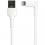 StarTech.com 2m USB A To Lightning Cable IPhone IPad Durable Right Angled 90 Degree White Charger Cord W/Aramid Fiber Apple MFI Certified Alternate-Image1/500