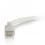 C2G 1ft Cat6a Snagless Unshielded (UTP) Network Patch Ethernet Cable White Alternate-Image1/500